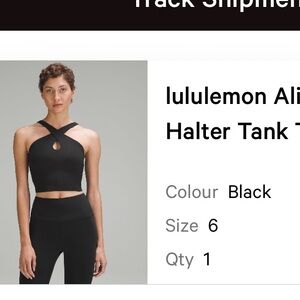 lululemon Align Keyhole Halter Tank Top